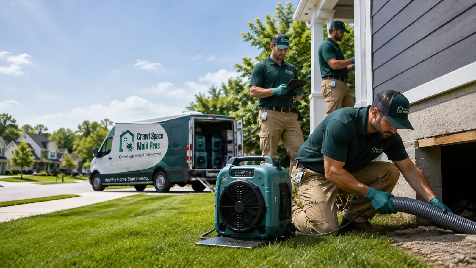 Crawl Space Mold Removal in Middletown, VA